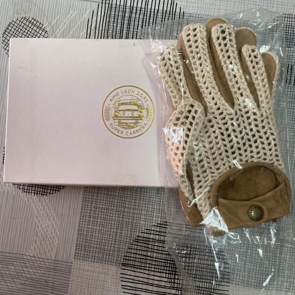 Aime Leon Dore x Porsche Leather Racing Gloves